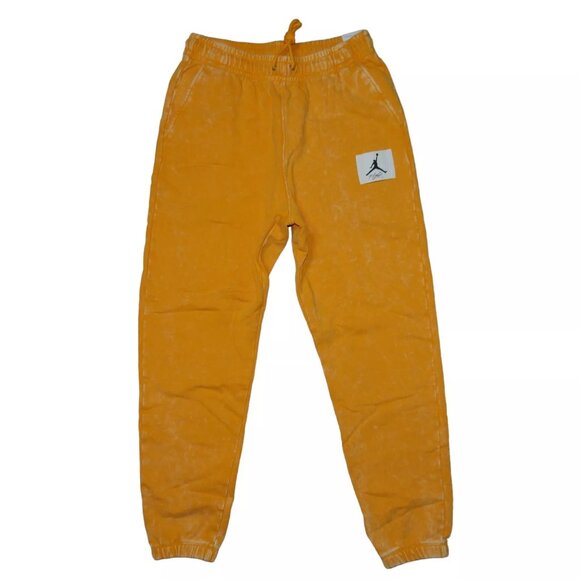 Nike Air Jordan Statement Fleece Sweatpants Men's Size L Taxi Yellow NEW - Picture 7 of 10